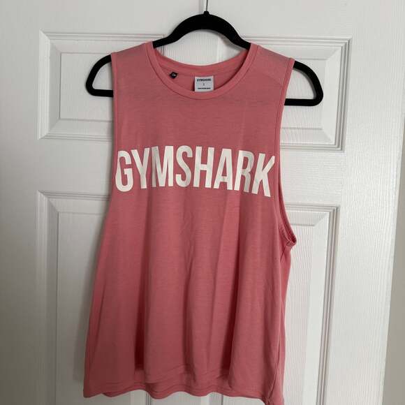 Gymshark Tops - Gymshark Heritage Washed Cut Off Tank - Vintage Pink
